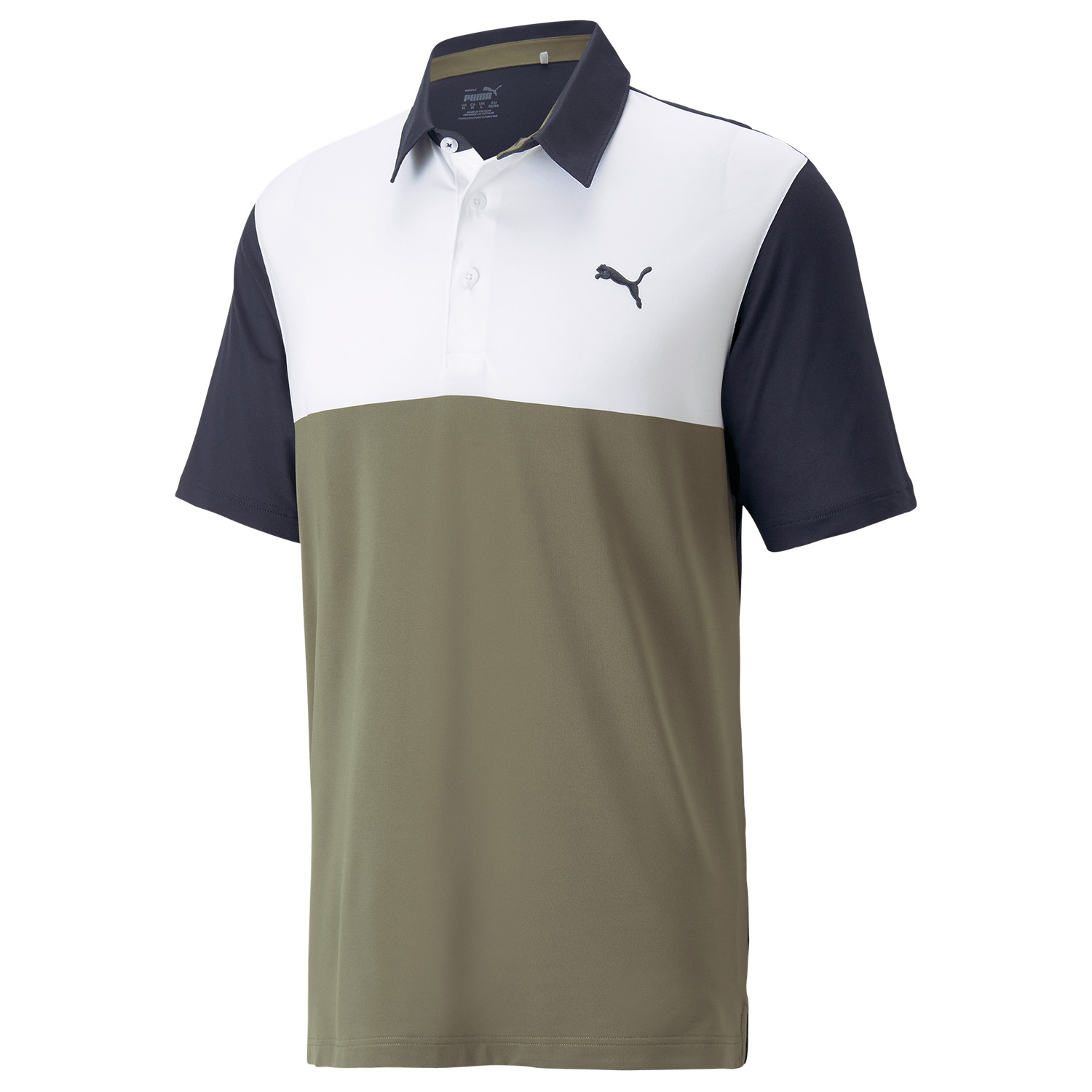 PUMA Cloudspun Colourblock Golf Polo Shirt
