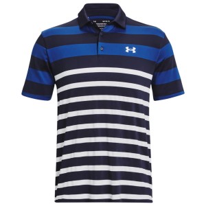 Under Armour Playoff 3.0 Rugby Stripe Golf Polo Shirt