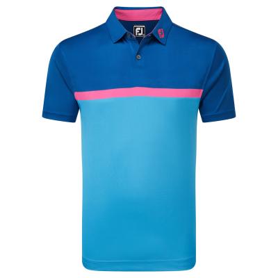 FootJoy Colour Block Interlock Golf Polo Shirt (MIGRATED)