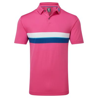 FootJoy Double Chest Band Pique Golf Polo Shirt (MIGRATED)