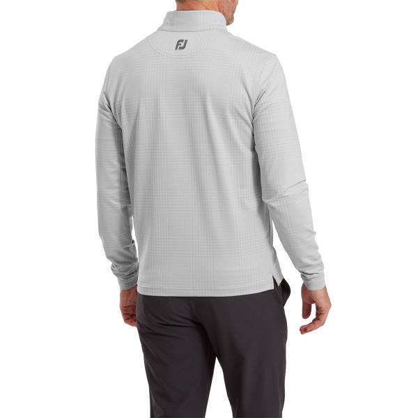 FootJoy Glen Plaid Print Chill-out Zip Neck Golf Sweater (MIGRATED)