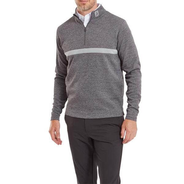 FootJoy Inset Stripe Chill-out Zip Neck Golf Sweater (MIGRATED)