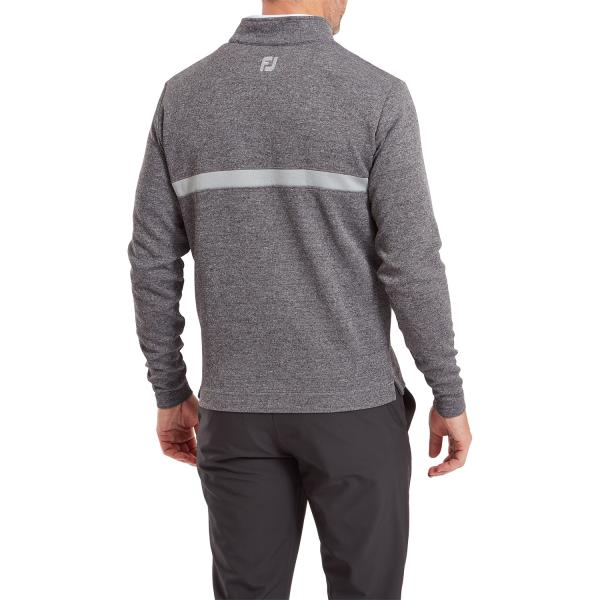 FootJoy Inset Stripe Chill-out Zip Neck Golf Sweater (MIGRATED)