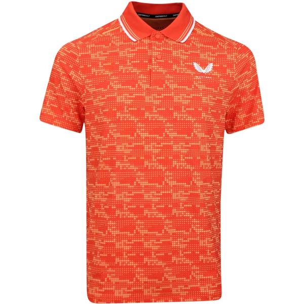 Castore Printed Tech Polo Shirt (MIGRATED)