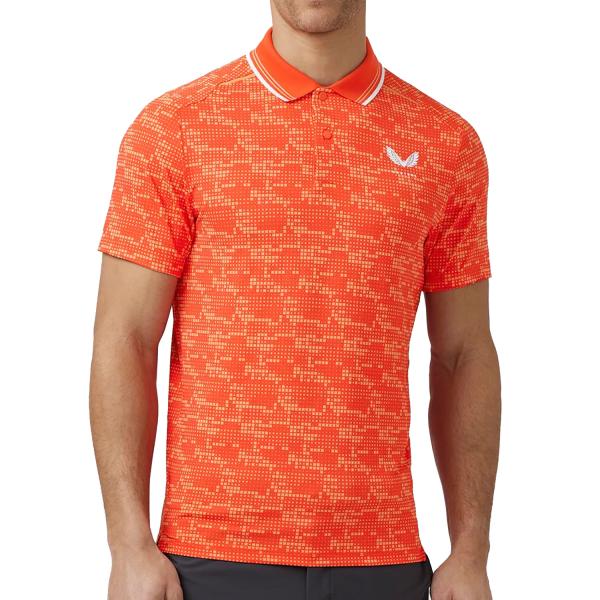 Castore Printed Tech Polo Shirt (MIGRATED)