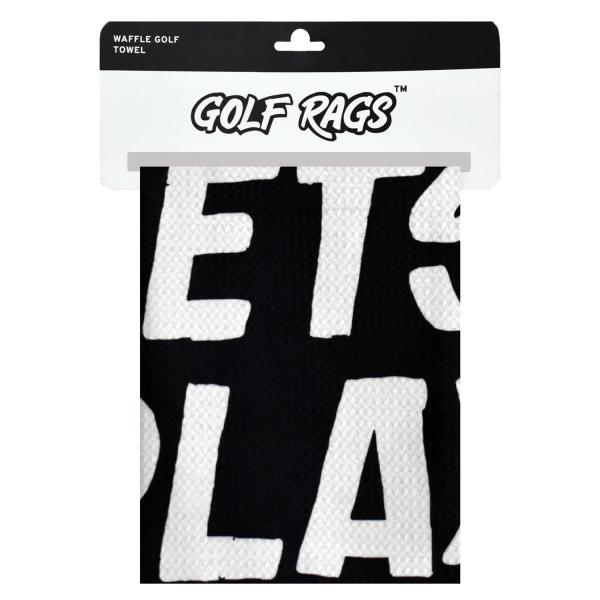 Golf Rags Lets Play for Money Waffle Golf Towel (MIGRATED)
