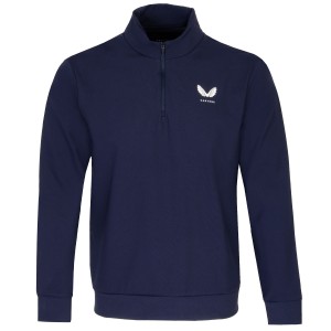 Castore Classic Zip Neck Mock Sweater
