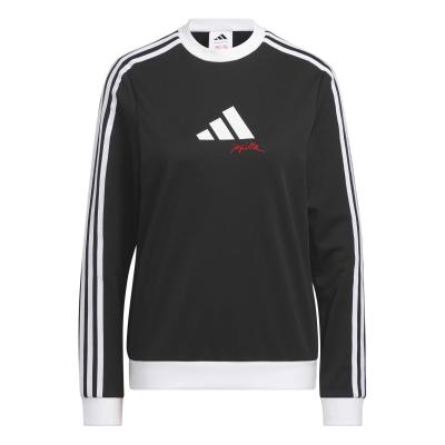 adidas Ladies JL3 Long Sleeve Crew Neck Sweater (MIGRATED)