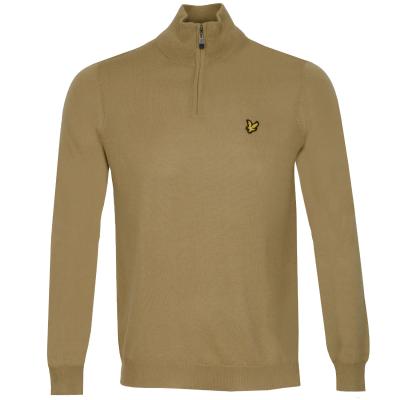 Lyle & Scott Core Zip Neck Merino Mix Golf Sweater