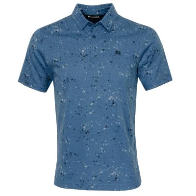TravisMathew Splatter Print Polo Shirt